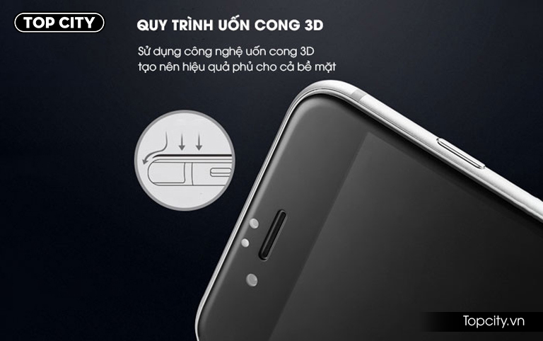 Kính cường lực iPhone 8 Plus full màn hình 3D siêu mỏng 0.3mm 6